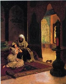 unknow artist Arab or Arabic people and life. Orientalism oil paintings 593 Germany oil painting art